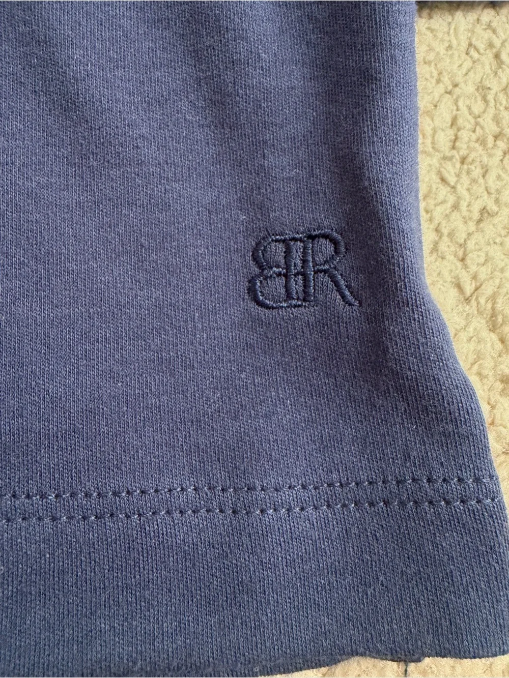 Banana Republic NWT Mens 100% Cotton Navy Blue Long Sleeve Polo Shirt Size Large